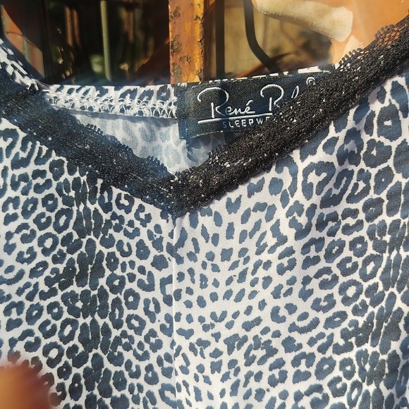 Rene Rofe Shamise And Robe Set Medium, Leopard Print - Picture 3 of 10